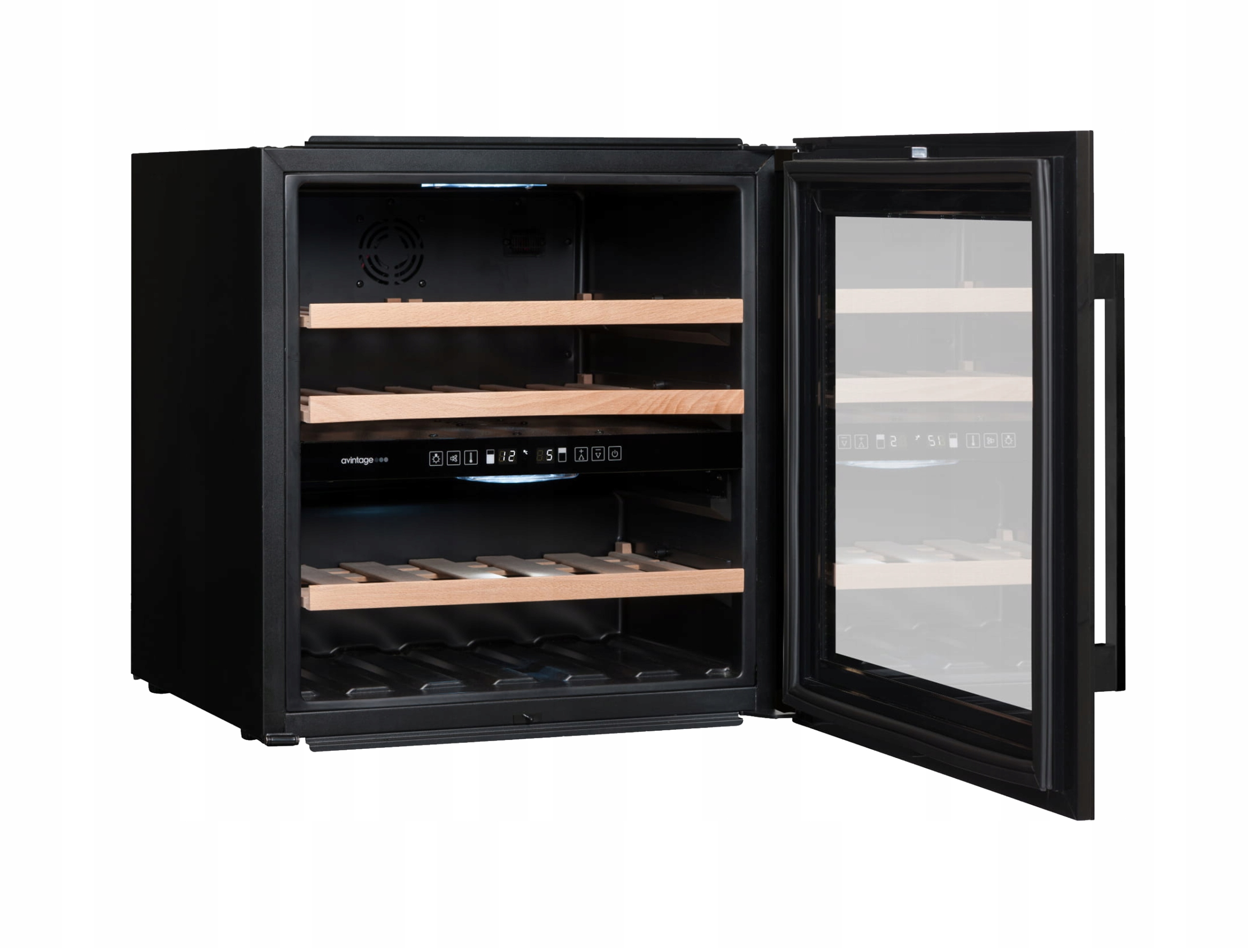 Chłodziarka do wina AVINTAGE AVI60CDZF AGD do zabudowy pojemność 36 butelek Model AVI60CDZF