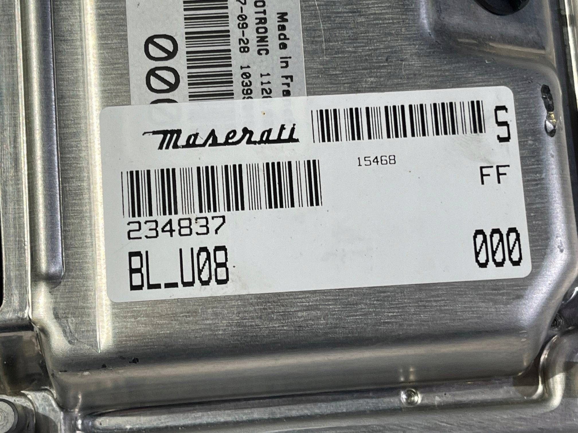 control unit module computer of the engine ECU Maserati GranTurismo 4.2 2008