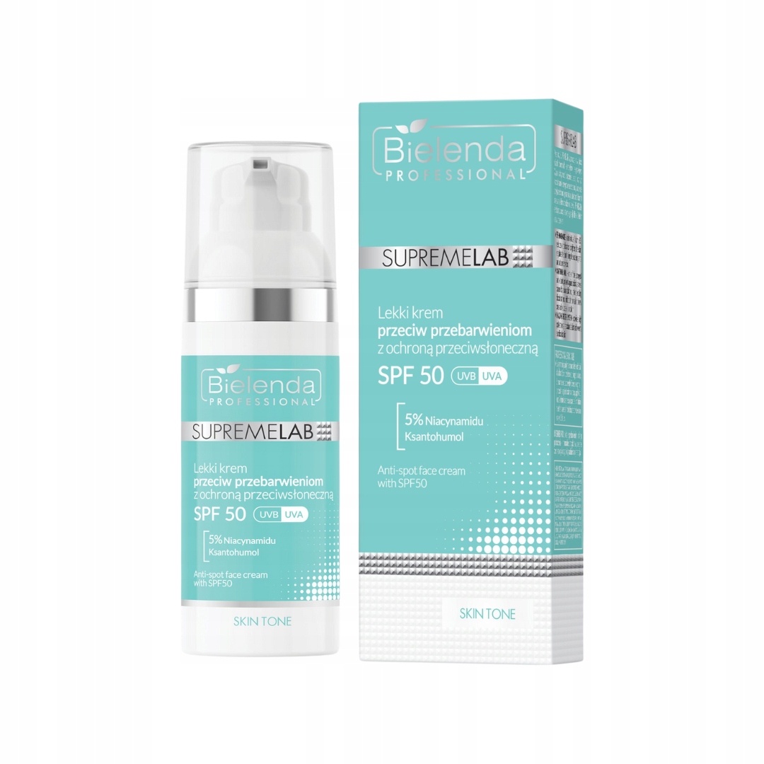 Bielenda Supremelab Lehký krém proti pigmentovým skvrnám s SPF50 Uva/uvb 50 ml