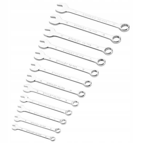 Sada Očkoplochých Klíčů 8-19 MM, 12 Ks