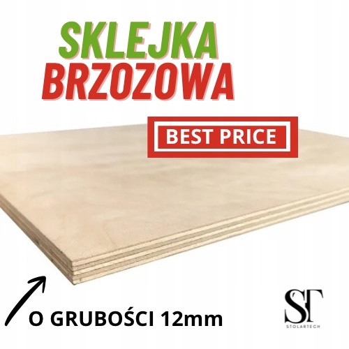 Březová Překližka 12 mm Voděodolná |vysoká Kvalita|deska 110x70