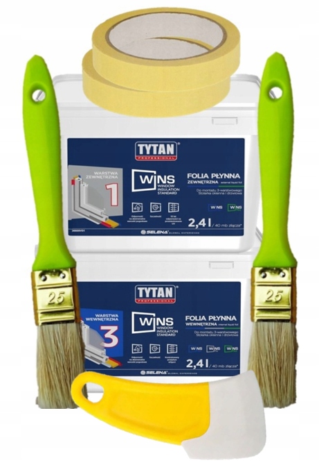 Sada Tytan Wins Fólia v tekutom exteriéri a interiéri po 2,4 l Darčeky