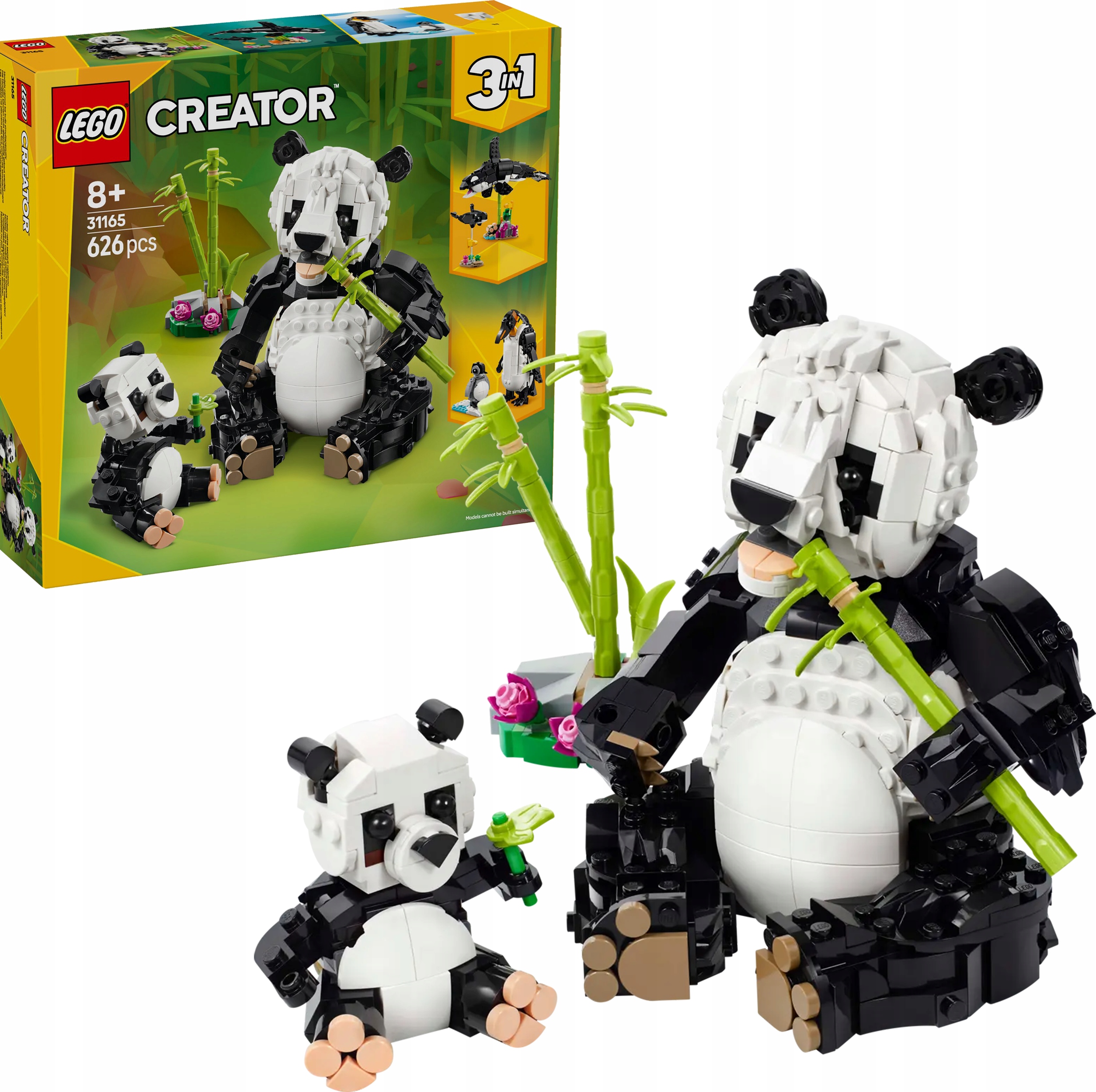 Lego Creator Divoká zvířata: Rodina Pand 31165