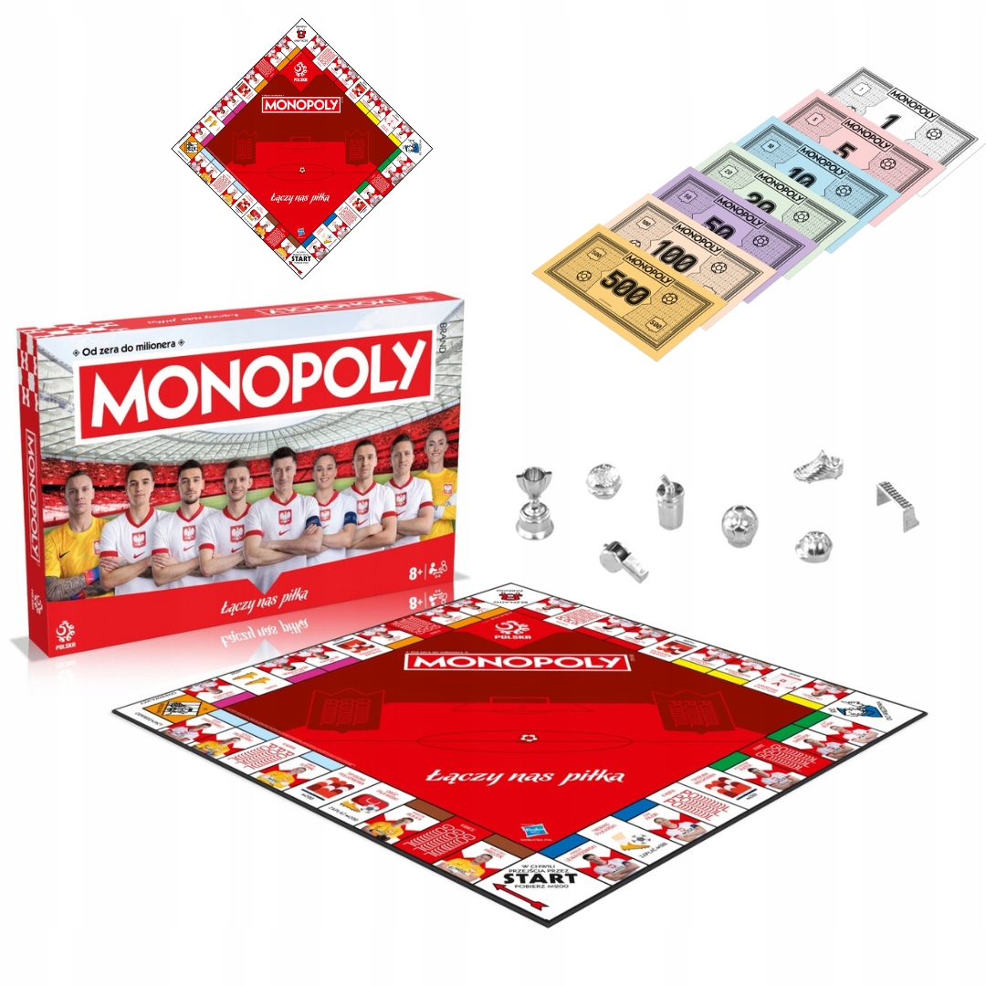 Monopoly Pzpn Gra Planszowa – Edycja Piłkarska Winning Moves
