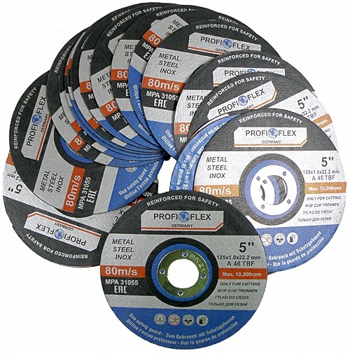 

Tarcza Tarcze Do Cięcia Metalu Inox 125x1mm 10szt