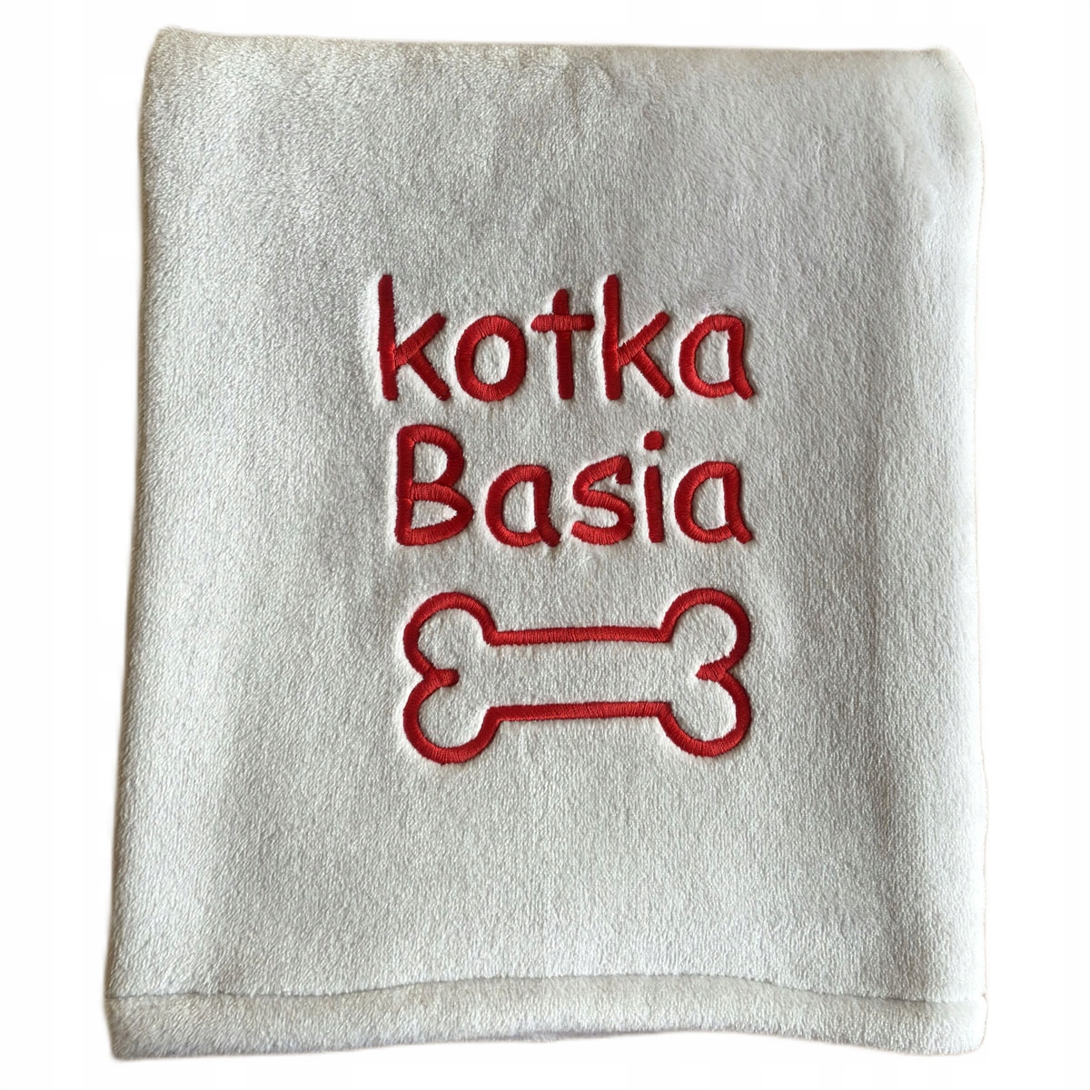 Levně Dárek pro kočky k Vánocům Deka Koc tlustá teplá s jménem