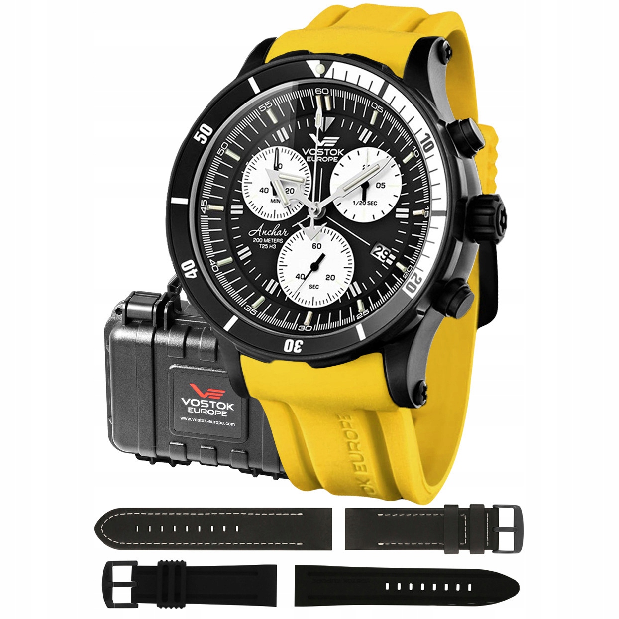 Pánské Hodinky Vostok Europe 6S30-5104184SY žluté