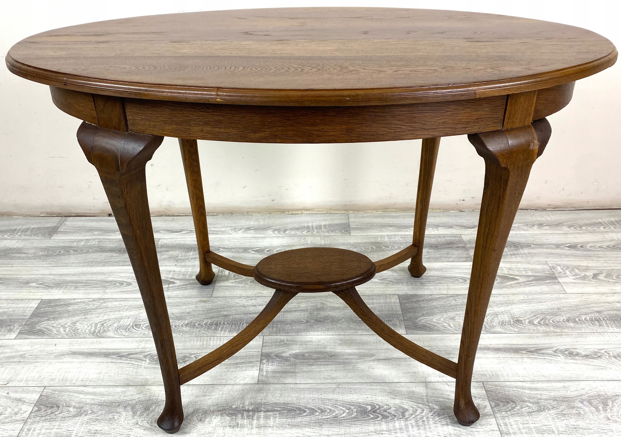 STYLOWY STOLIK KAWOWY ŁAWA KAWOWA SECESJA ART DECO FRANCJA LITY DĄB YA3