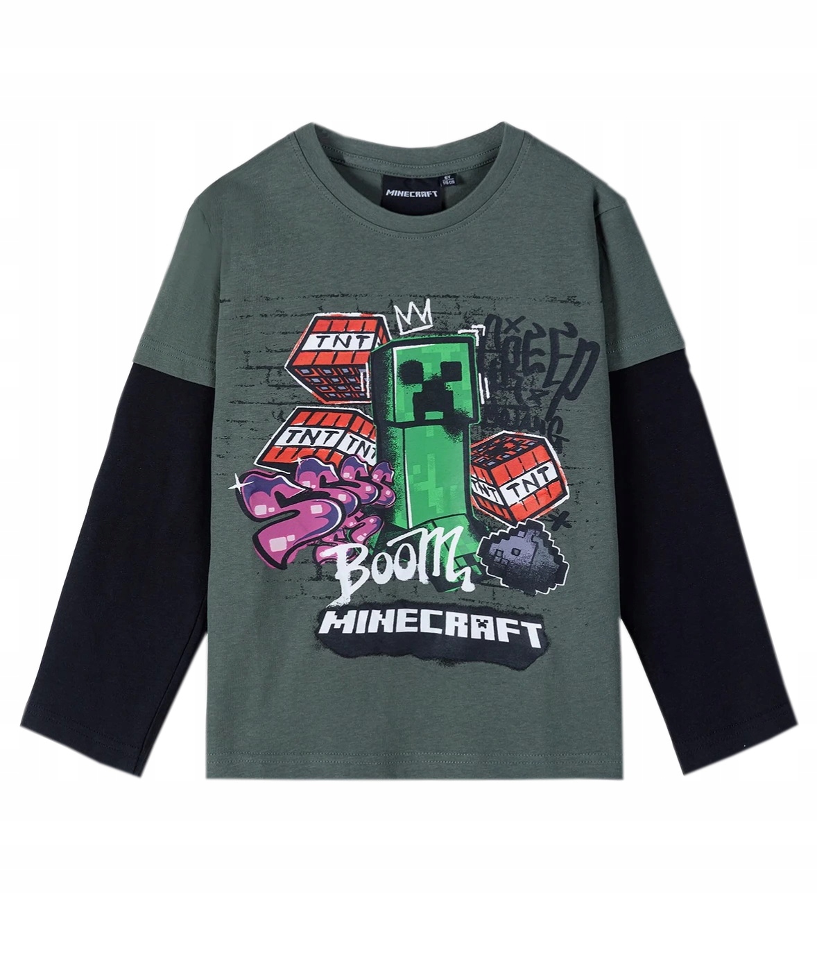 

Koszulka Minecraft Creeper Bluzka Chłopięca Gra
