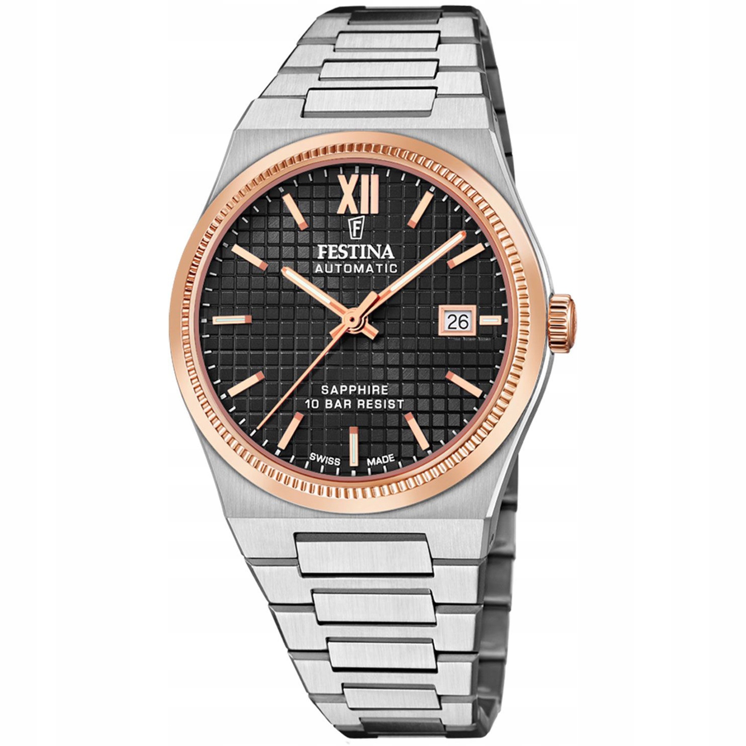 Pánské Hodinky Festina F20030-3 stříbrný náramek