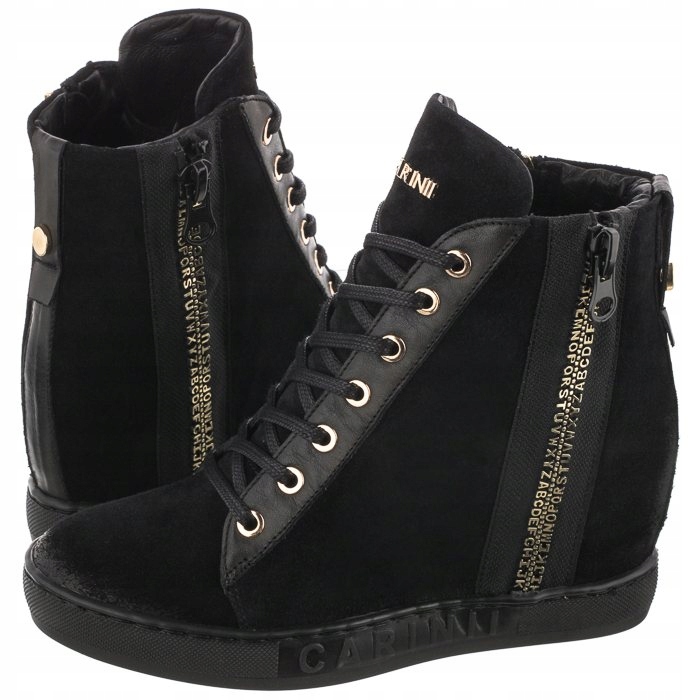 

Buty Damskie Sneakersy Carinii Czarne B5714