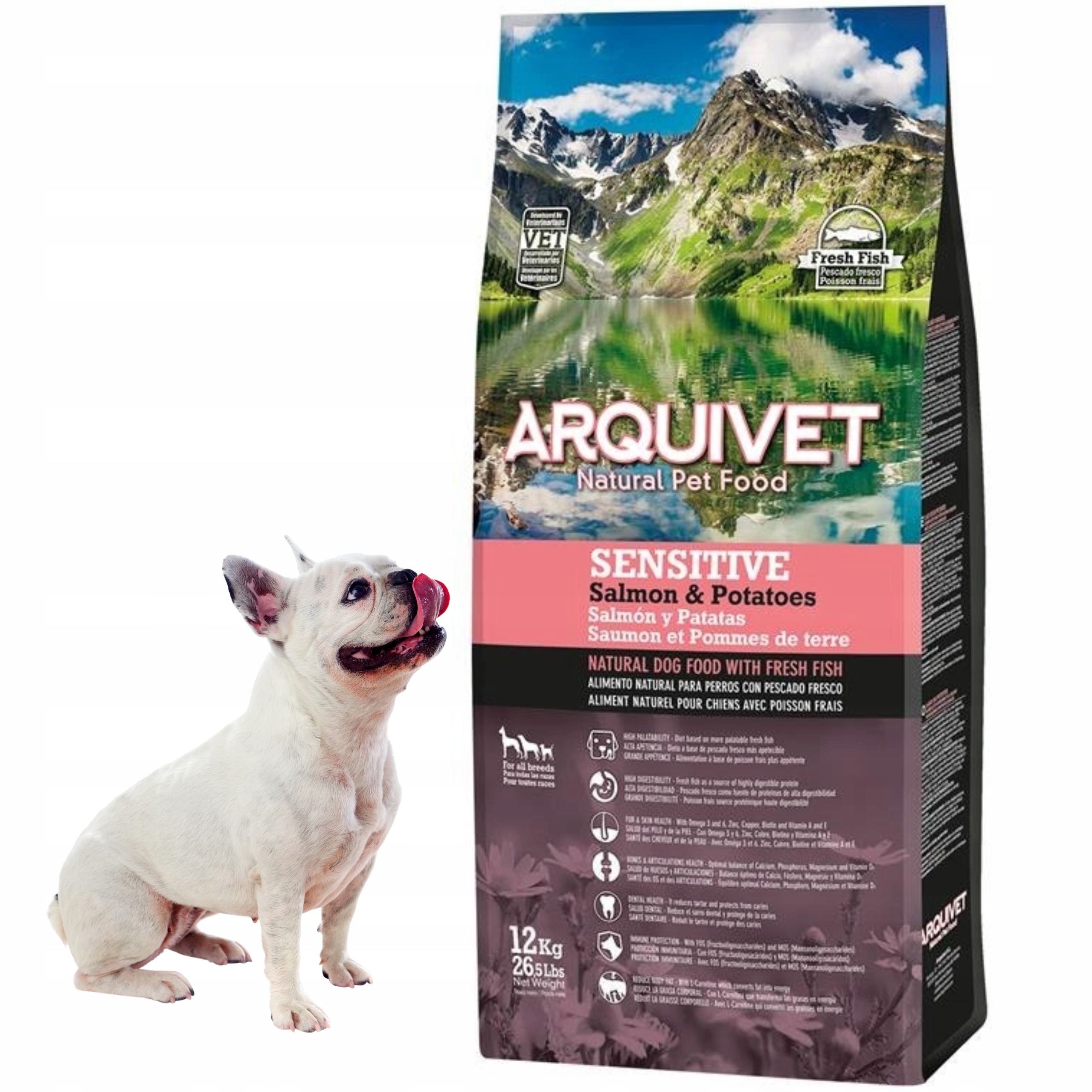 Arquivet Sensitive losos s bramborami 12 kg