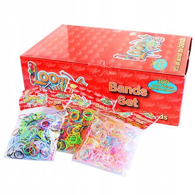 

Gumki 5 opakowań do bransoletek 300szt