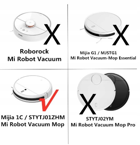 Zestaw do Xiaomi Mi Robot Vacuum Mop 1C | Mop 2 Pro + | S10+ X10 Przeznaczenie do robota sprzątającego