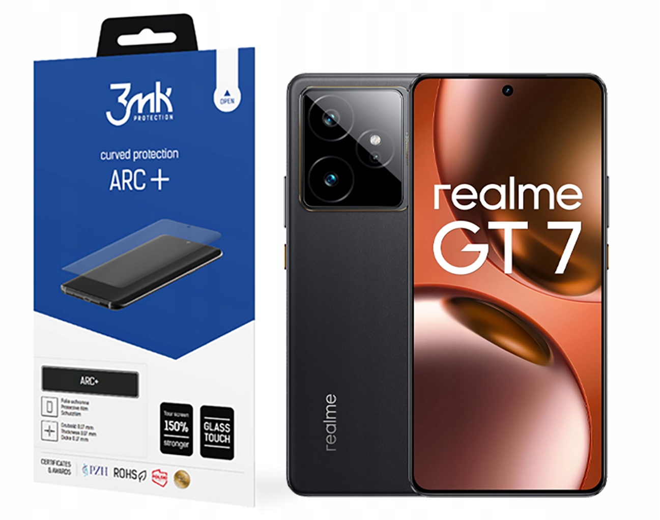 Fólie Fullscreen Arc+ 3MK pro Realme Gt 7