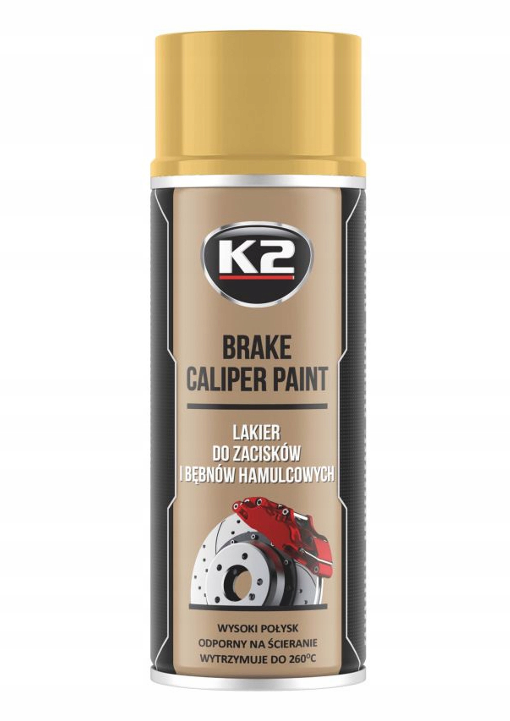

K2 Brake Caliper Lakier Do Zacisków 400ml Złoty