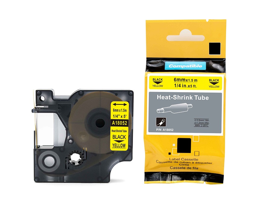 

Rurka termo do Dymo Rhino 18052 6mm 1,5m żółta