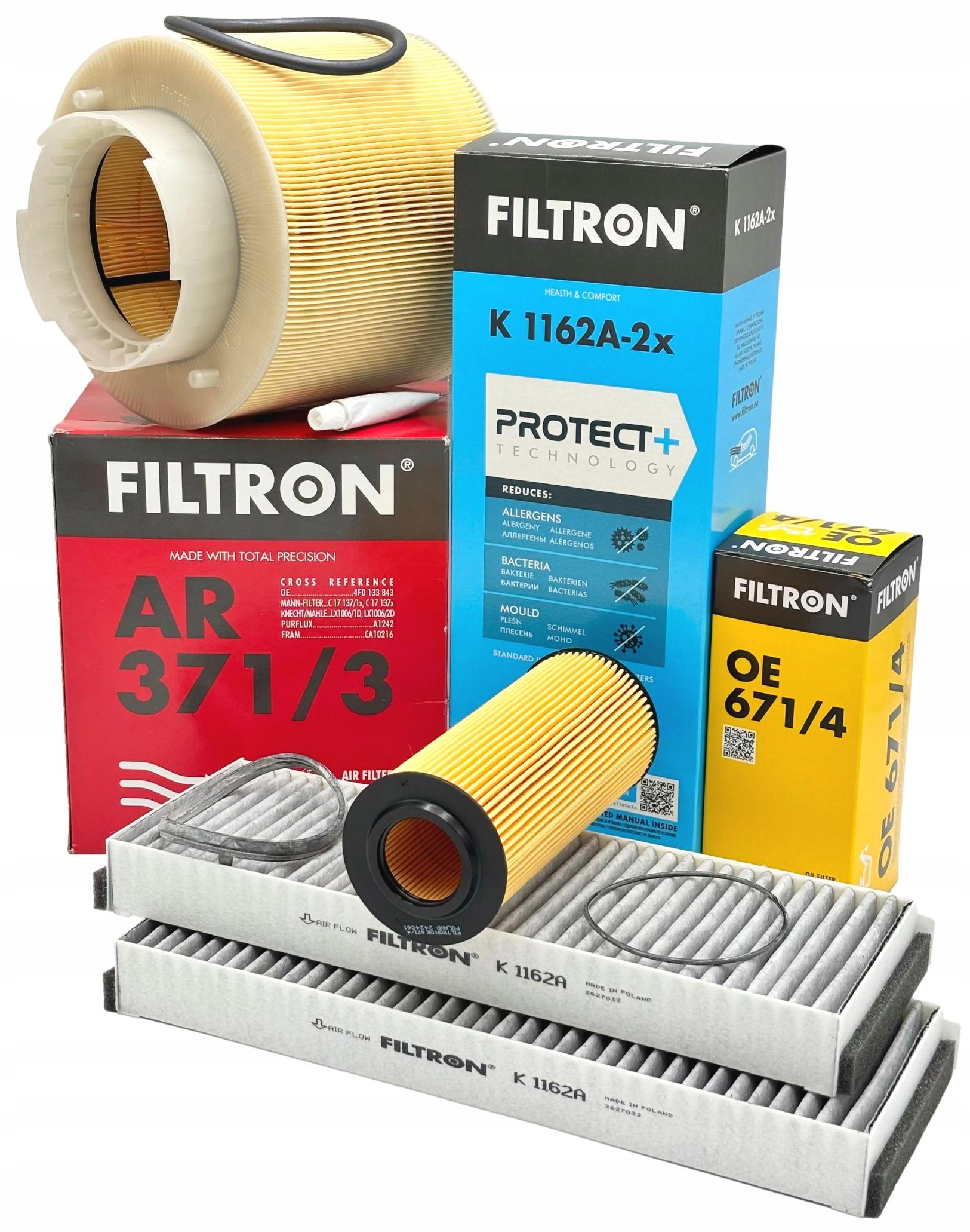 Filtron Sada Filtrů Audi A6 C6 2.4V6 177KM 04-08