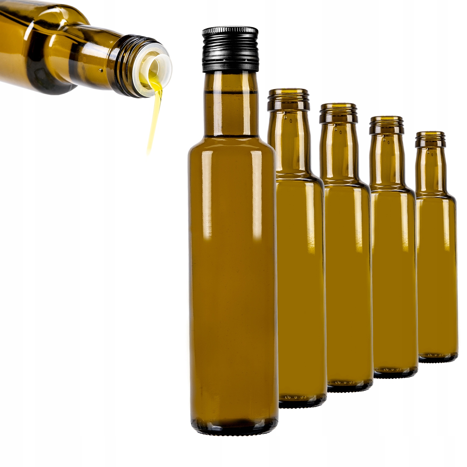 

10 szt Butelka 0,25l Dorica na oliwę ocet Dozownik