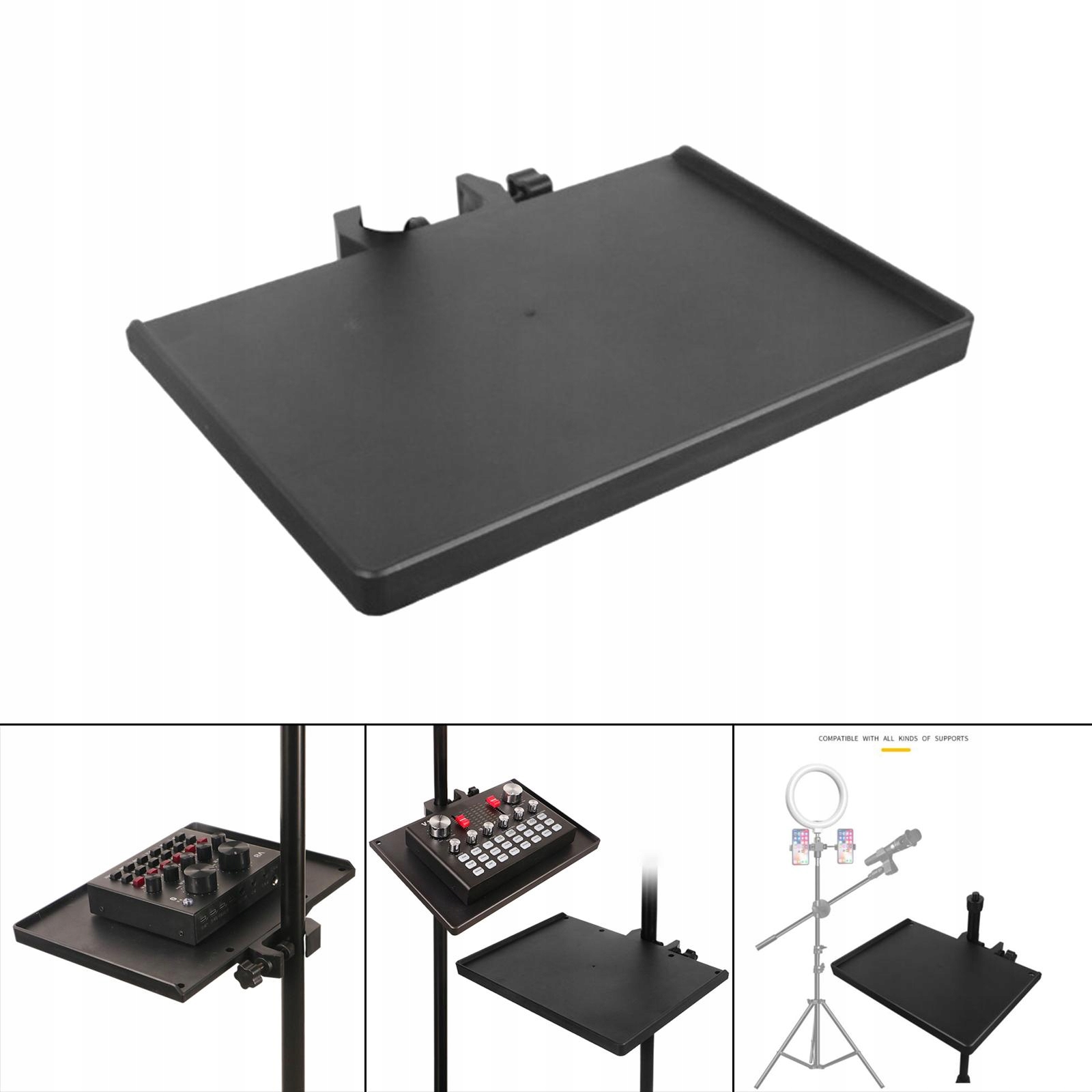 Stojak na mikrofon S Kolor biały