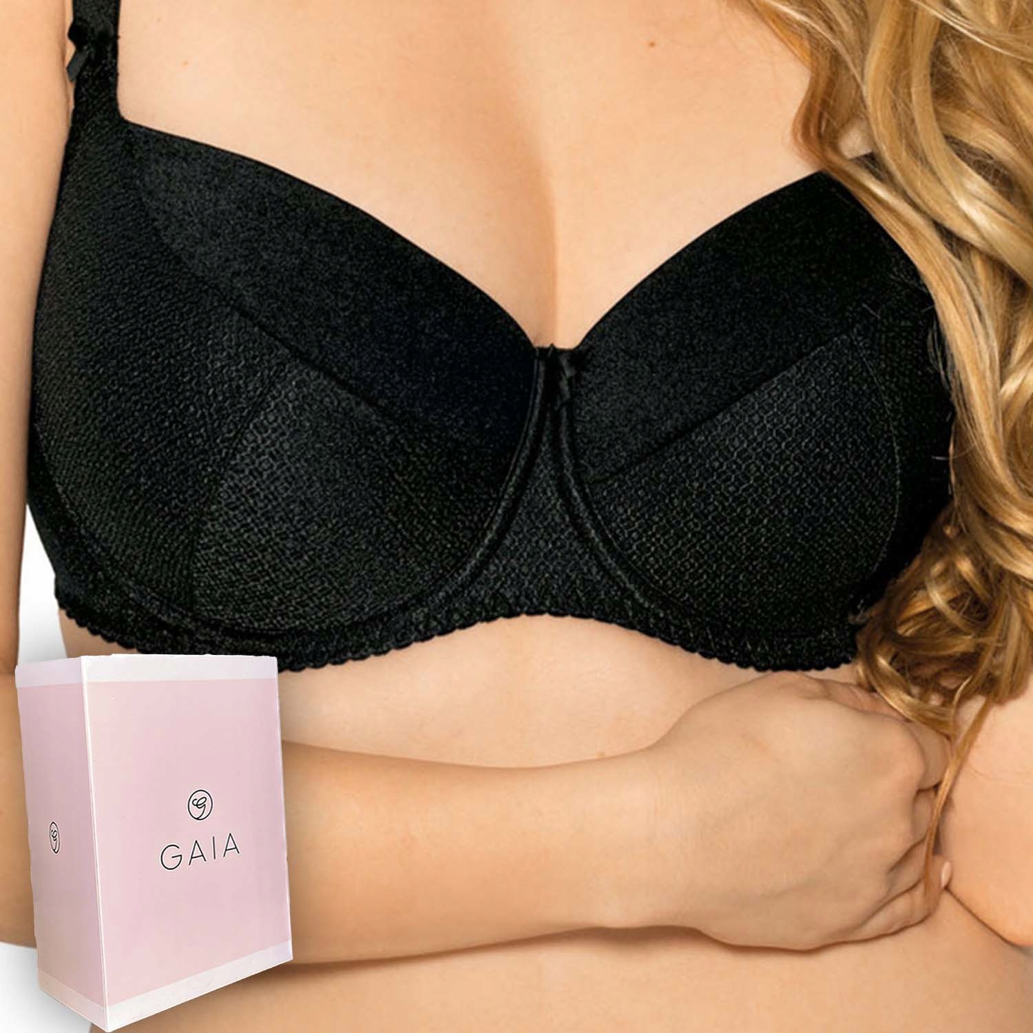 Gaia biustonosz Kate Full Cup 281 czarny 80B stanik mocny