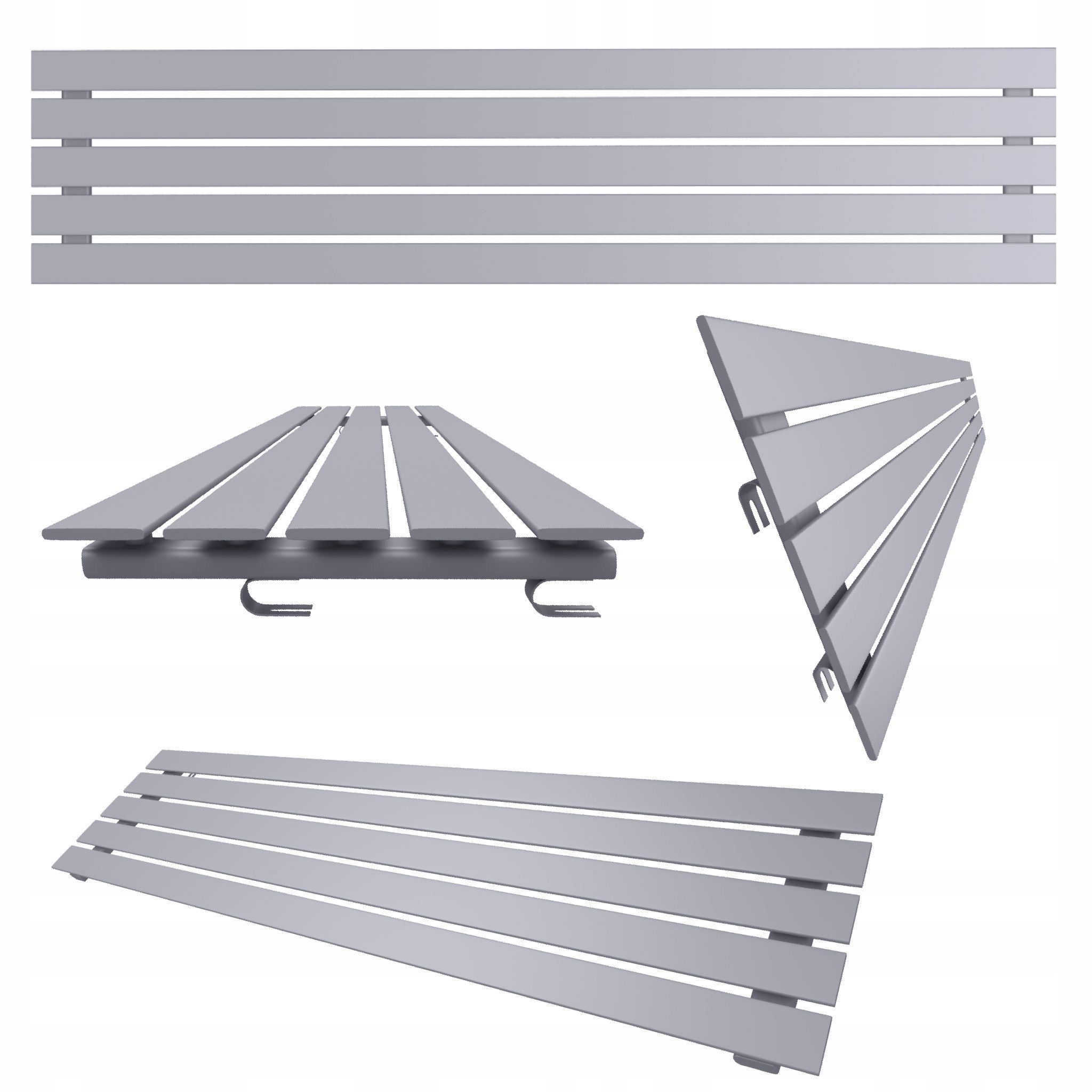 Horizontální pokojový radiátor Belloslim 38x100 4 únor