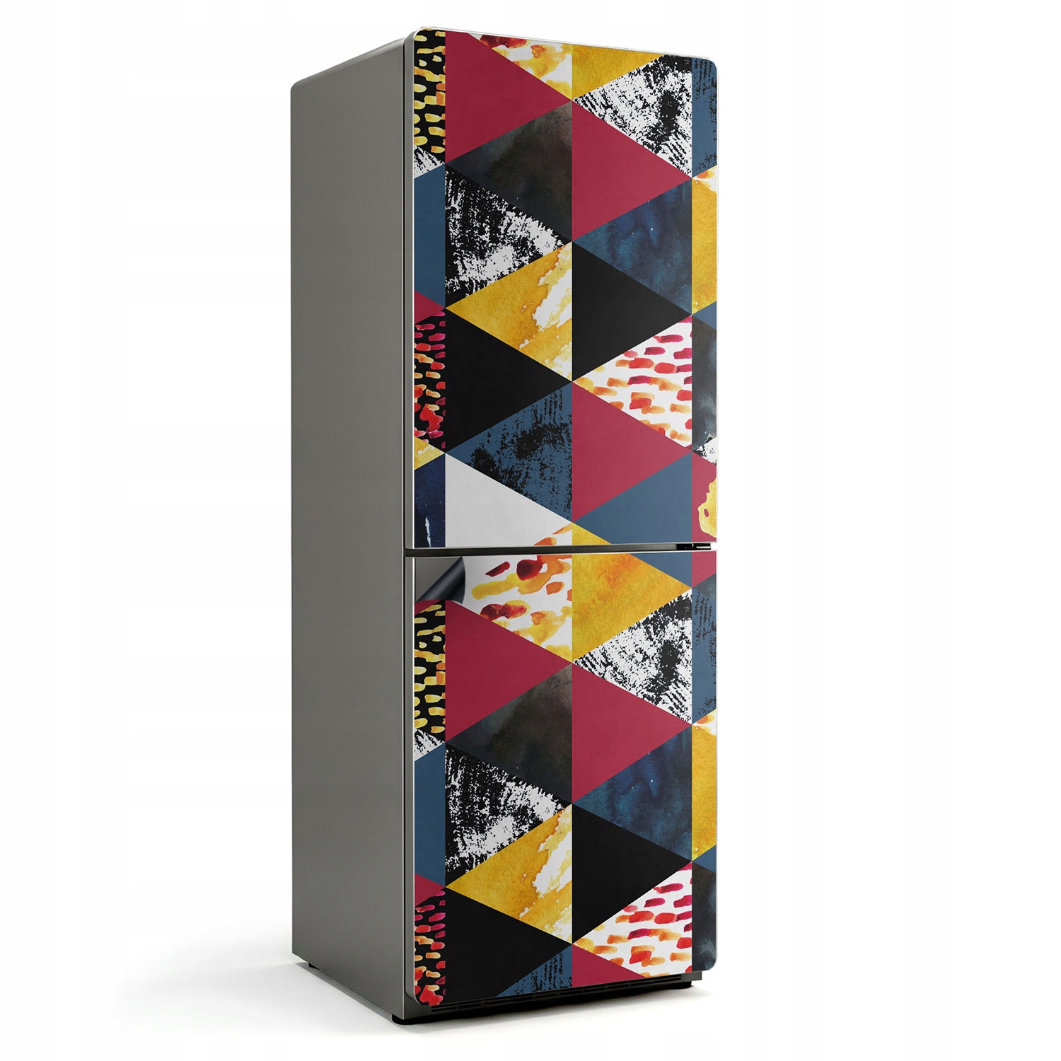 Elegantná magnetická podložka na chladničku Abstraktný geometrický vzor 70x190