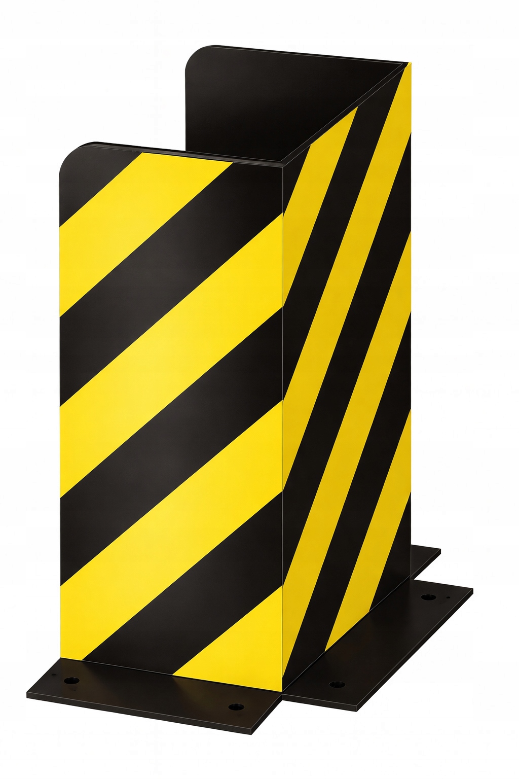 Kryt Typ U výška 40 cm z plechu 4 mm na sloup okraj skladová ochrana