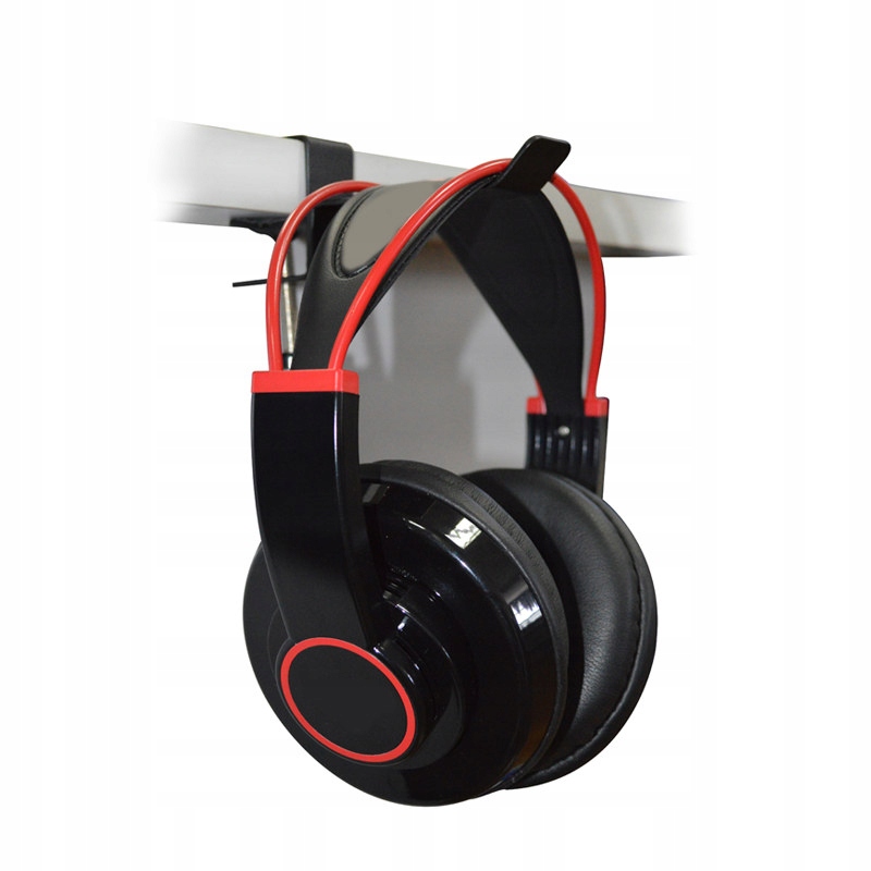 UCHWYT BIURKOWY WIESZAK NA SŁUCHAWKI NAUSZNE NA BIURKO DO BLATU BIURKA Wysokość produktu 5 cm