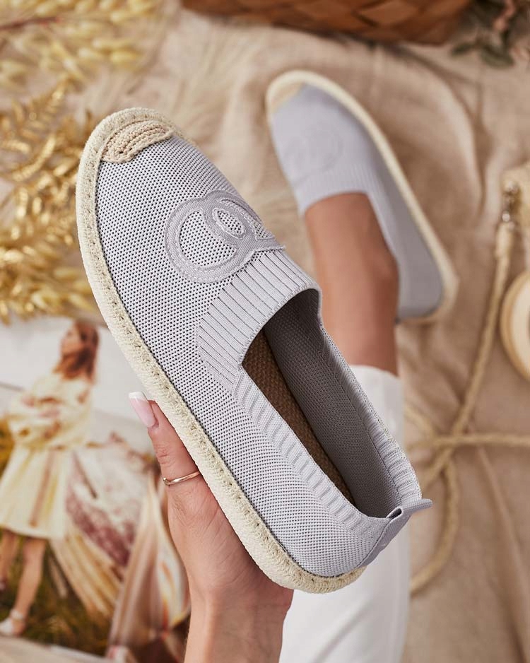 SZARE ESPADRYLE DAMSKIE DIOT 41 Marka Royalfashion