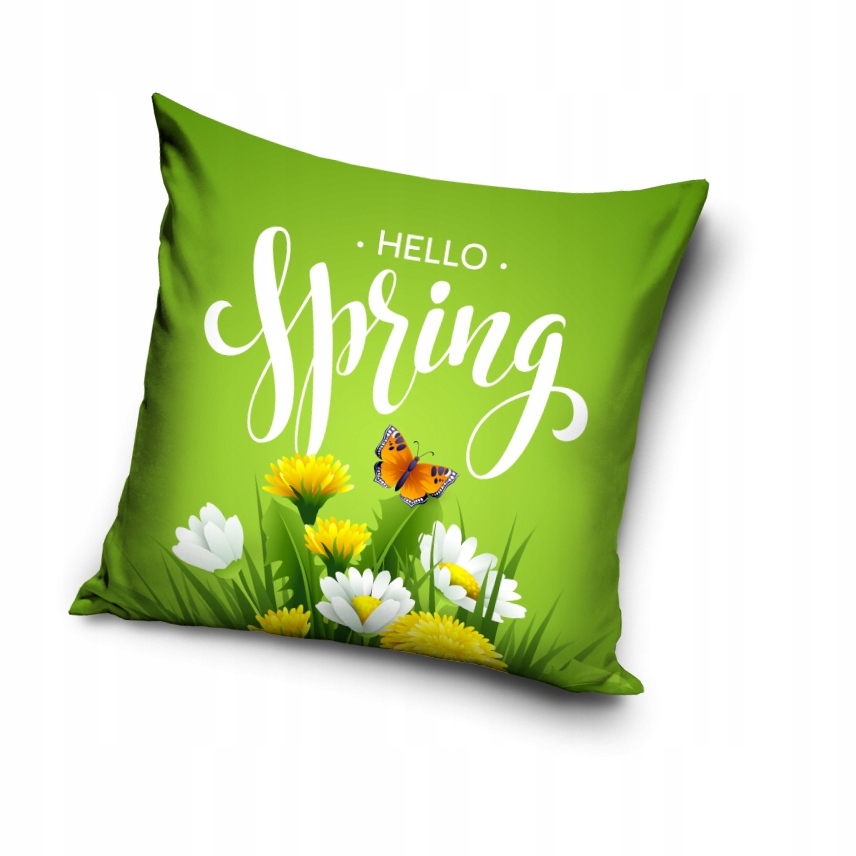 POSZEWKA 40x40 KWIATKI HELLO SPRING