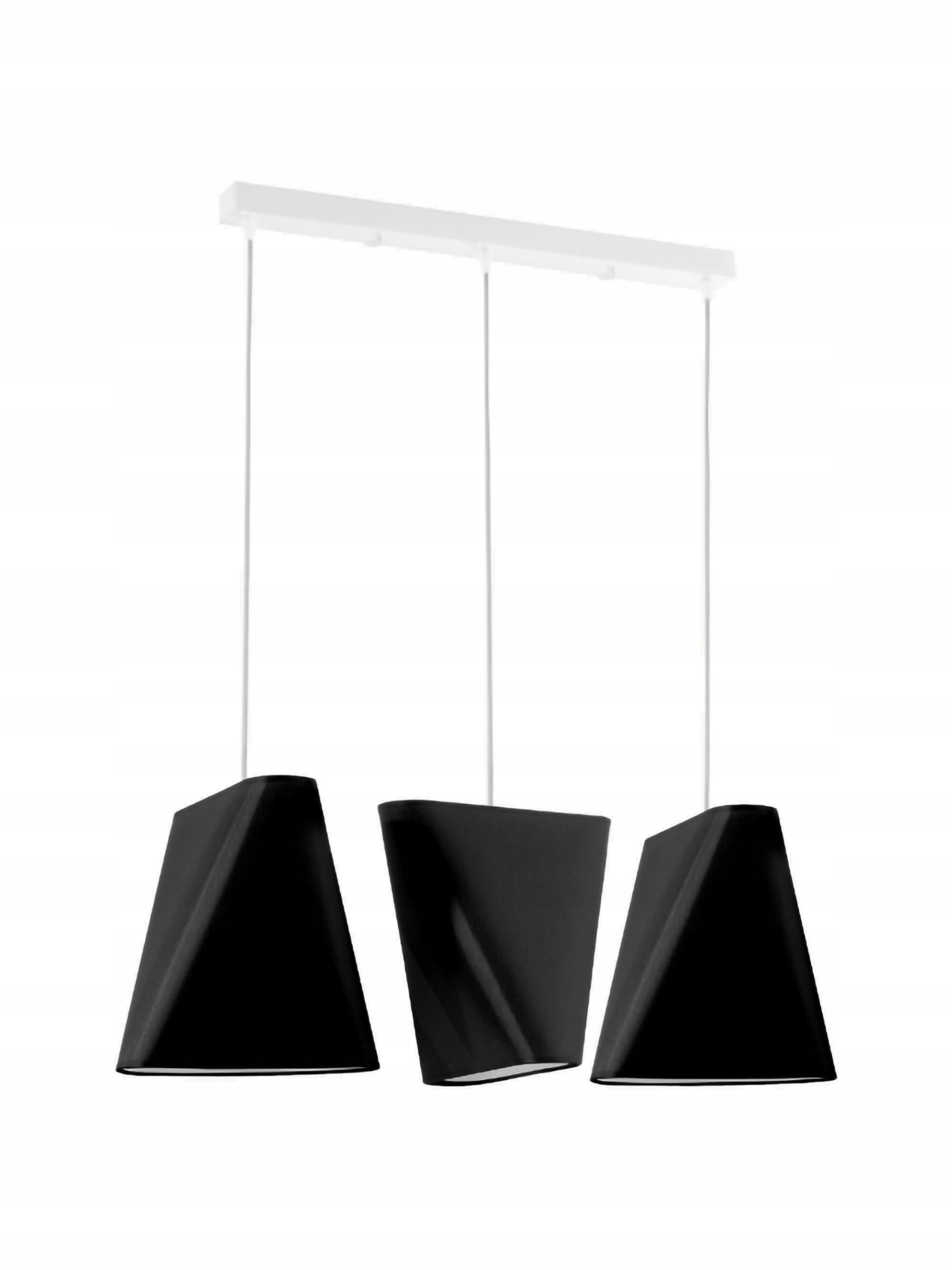 Sollux Lampa Żyrandol Blum 3 czarny