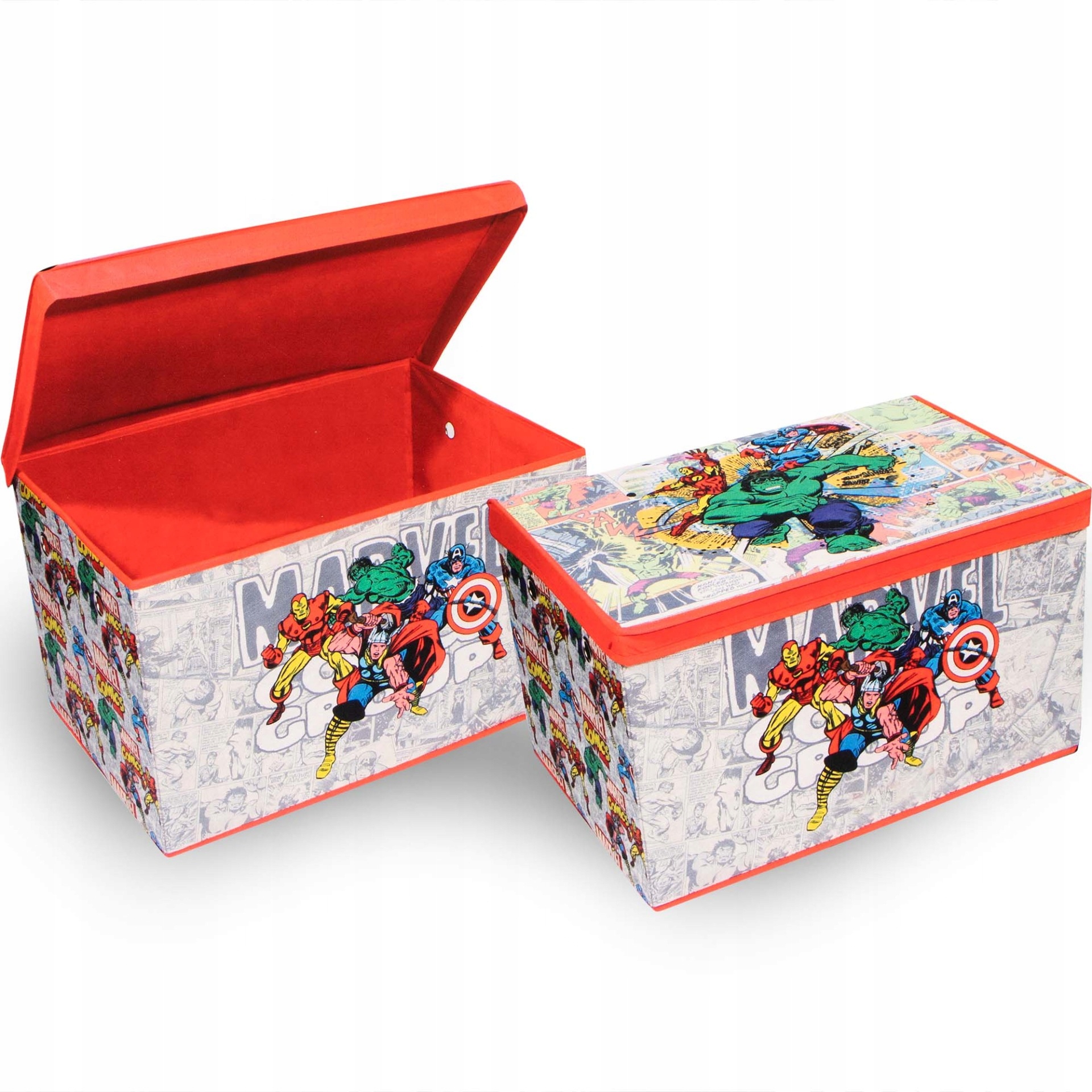 

pojemnik pudełko Avengers marvel pufa kosz duże