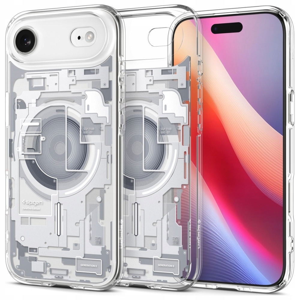 Pouzdro Spigen Ultra Hybrid Mag MagSafe pro iPhone Air zero one bílé