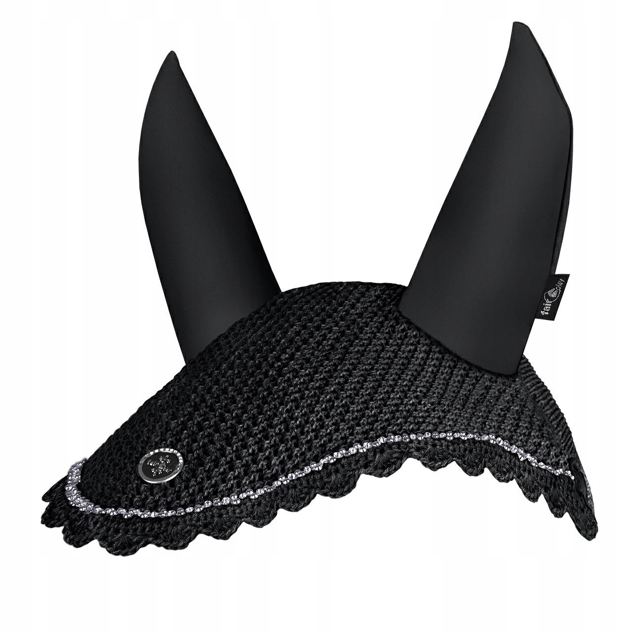 Ochrana Sluchu pro koně Fair Play Zircon, černá barva, velikost Full