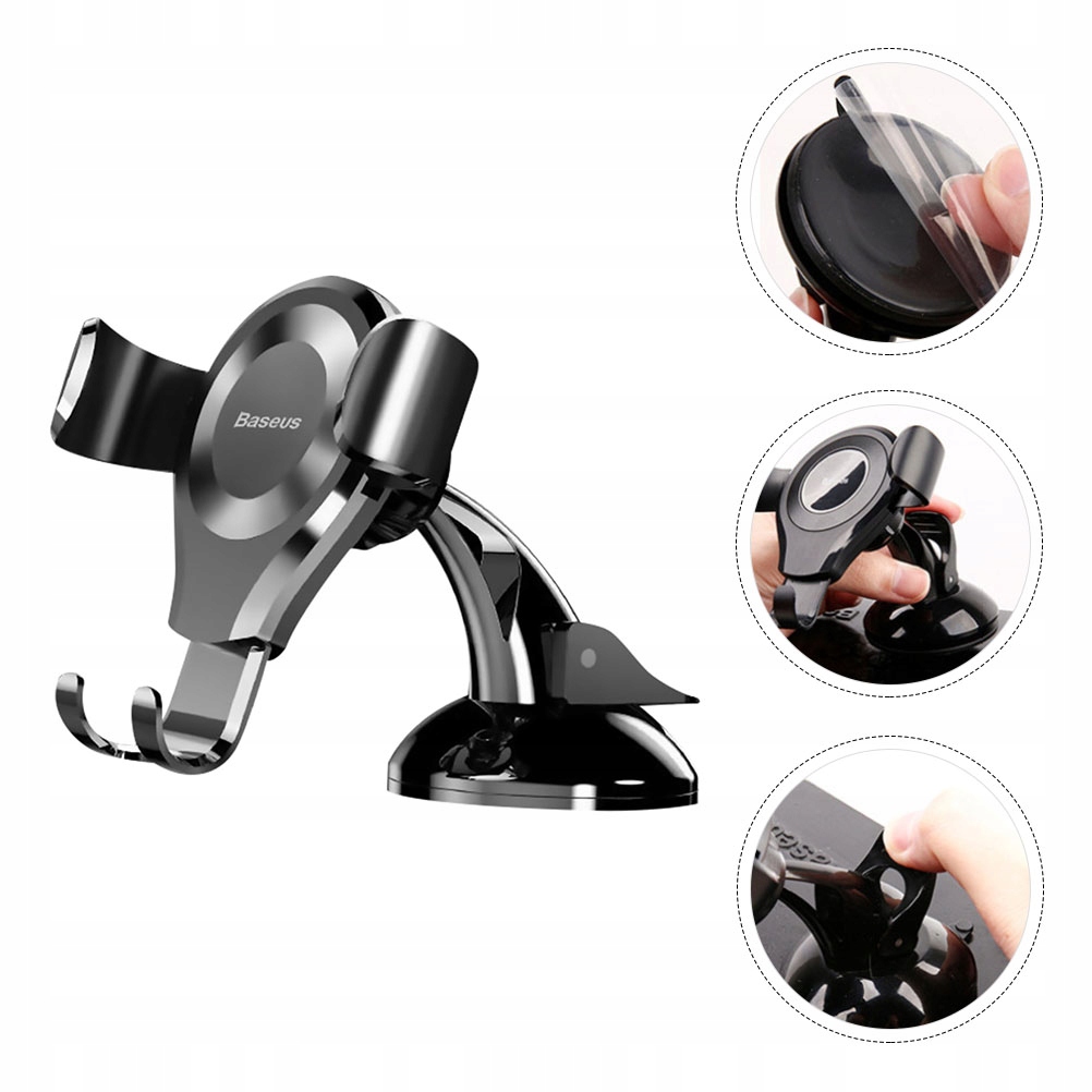 POJAZDOWY STOJAK NA TELEFON GRAWITACYJNY MONTAŻ SAMOCHODOWY STOJAK MOBILNY Marka Inna