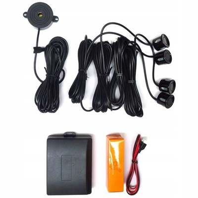 Czujniki cofania parkowania 4 sensory czarne