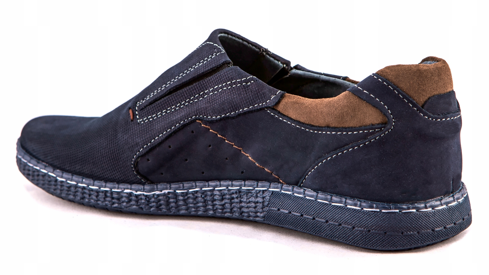 Mokasyny męskie POLSKIE buty skórzane 43 KOMODO 862 L EAN (GTIN) 5904158376350