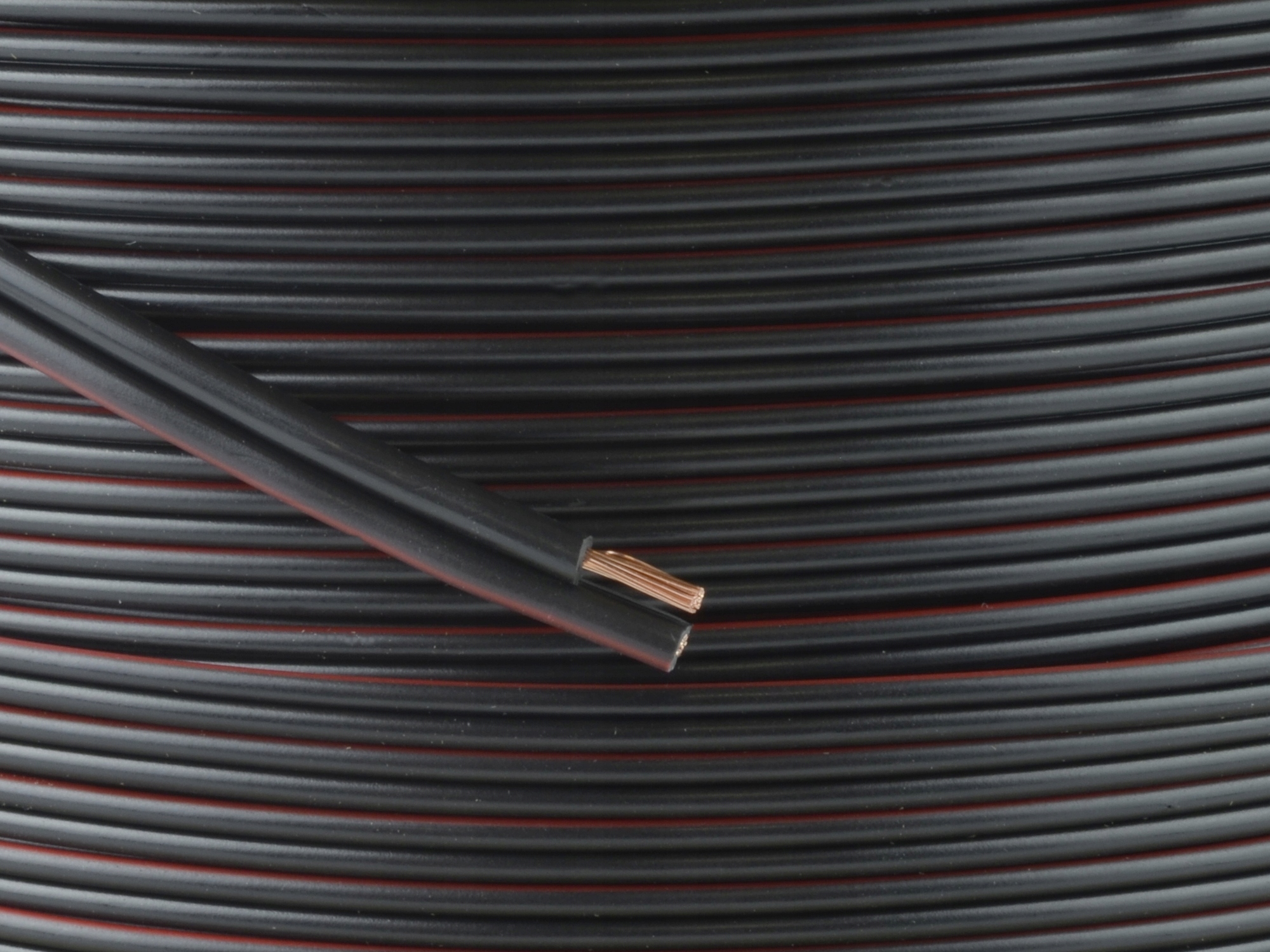 Kabel głośnikowy SMYp czysta miedź Cu 2x2,5 czarny Przekrój żyły 2.5 mm²