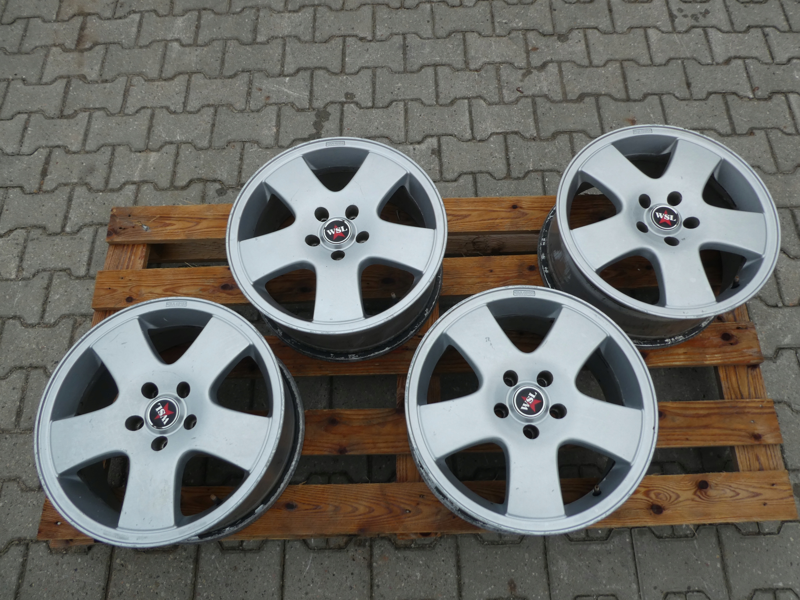 4X discs disc KBA 45156 5X112 VW SKODA SEAT AUDI 17CALI