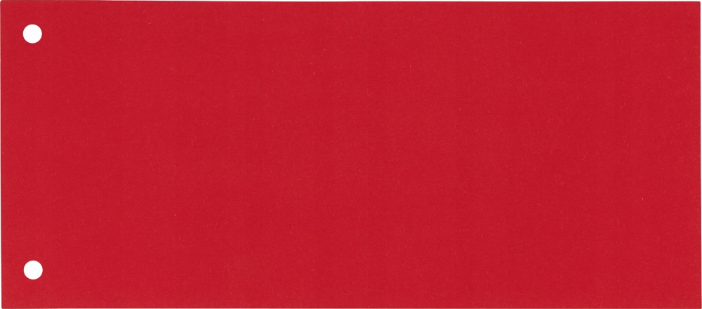 Kartonowe PRZEKŁADKI DO SEGREGATORA 1/3 A4 CZERWO