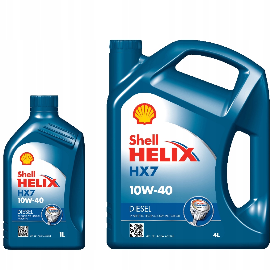 

Olej Shell Helix HX7 10W40 4L+1L Benzyn Diesel Lpg
