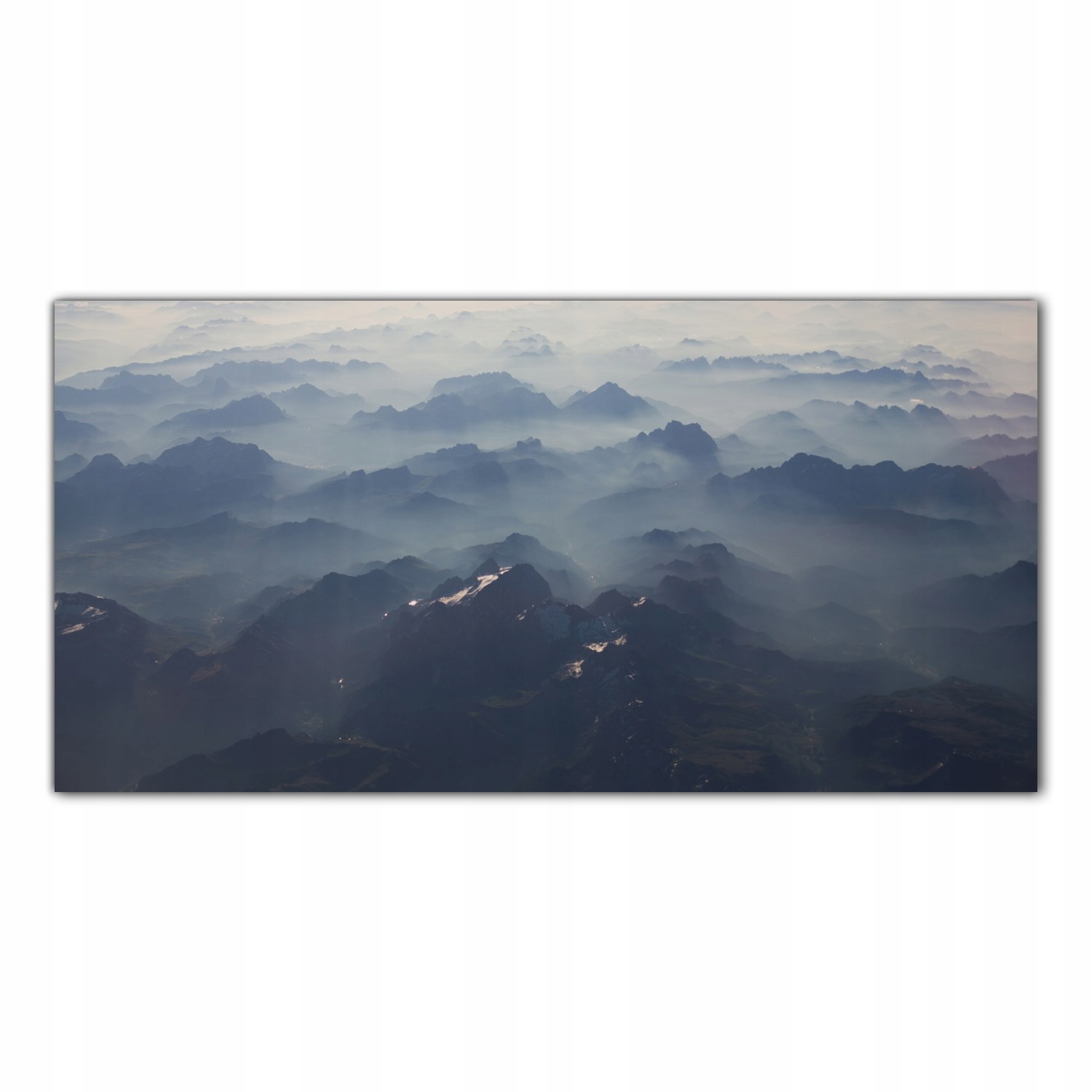 Mlha Les Hory Příroda 100x50 Skleněné panely kuchyně