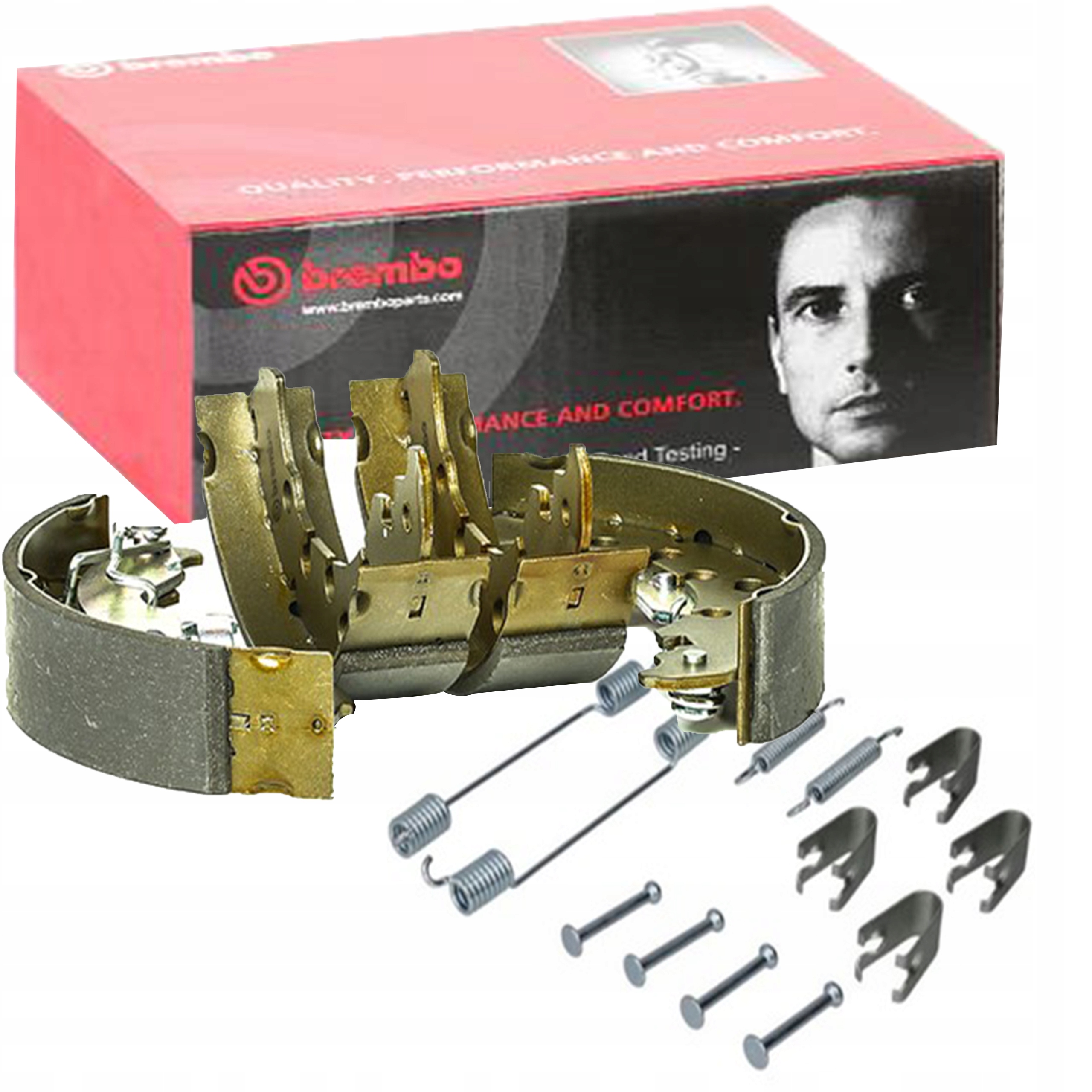 SZCZĘKI+SPRĘŻYNKI FIAT GRANDE PUNTO IDEA PANDA BREMBO