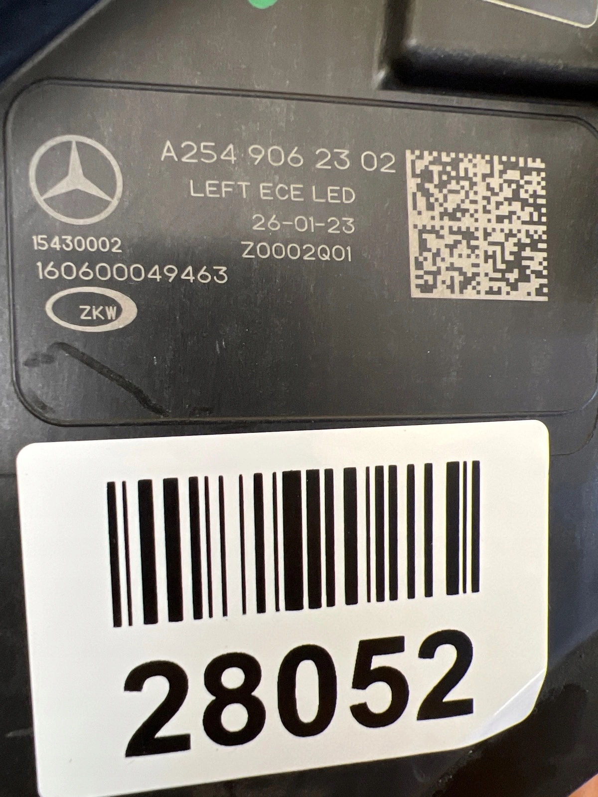 light left Mercedes GLC W254 Full Led Digital Light A2549062302
