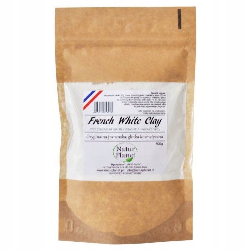 

Natur Planet Biała Glinka Francuska 100g