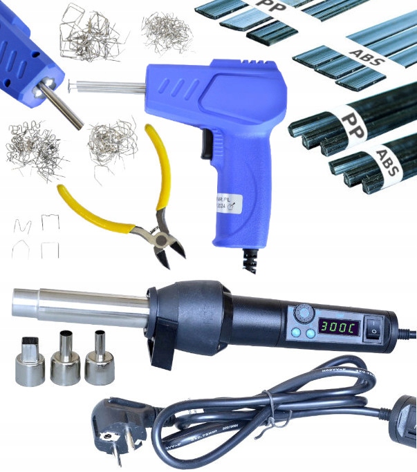 ZSZYWACZ PLASTIKU ZSZYWARKA SPAWARKA WEP 8858-I +Tworzywo 3xDysze