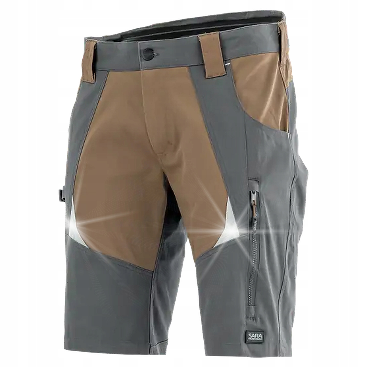 Krótkie spodenki robocze elastyczne męskie stretch Cottonflex M