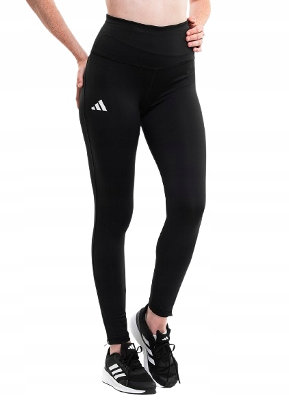 Adidas Černé Legíny S Vysokým Pasem A Zipy Na Nohavicích S_a