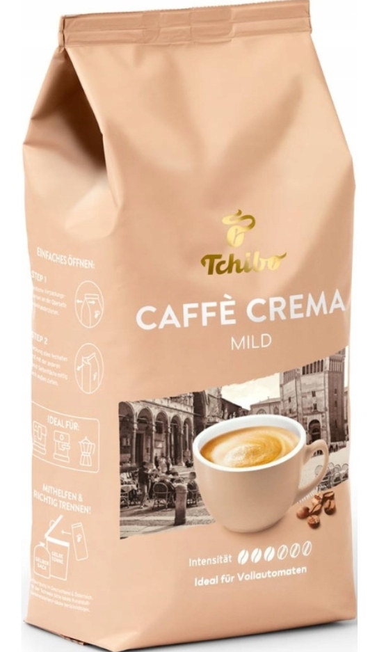 Levně Tchibo Caffe Crema Mild káva 1 kg Dovoz z Německa